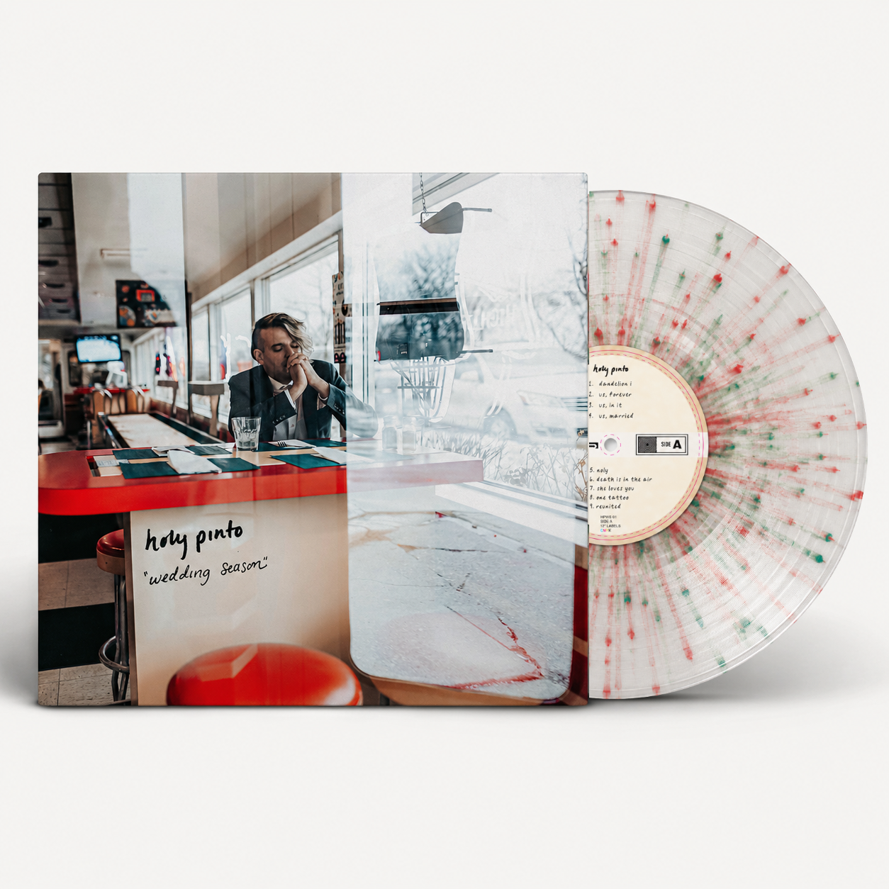 Holy Pinto Wedding Season Splatter Vinyl Front Cover Art