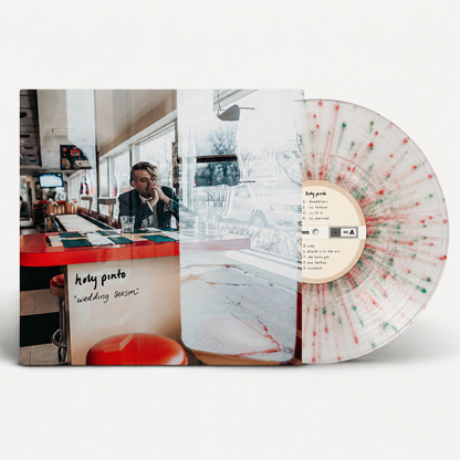 Holy Pinto Wedding Season Red Green Splatter Vinyl with front cover art